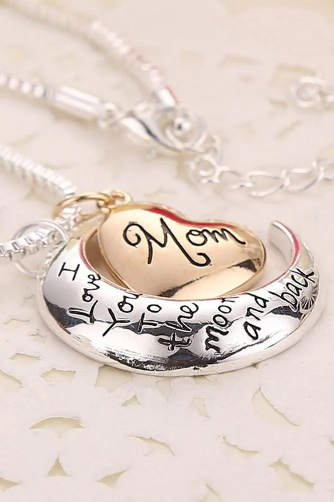I Love You Mom Necklace