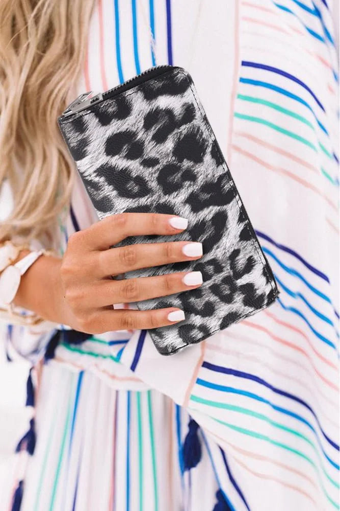 Leopard Print All in One Clutch