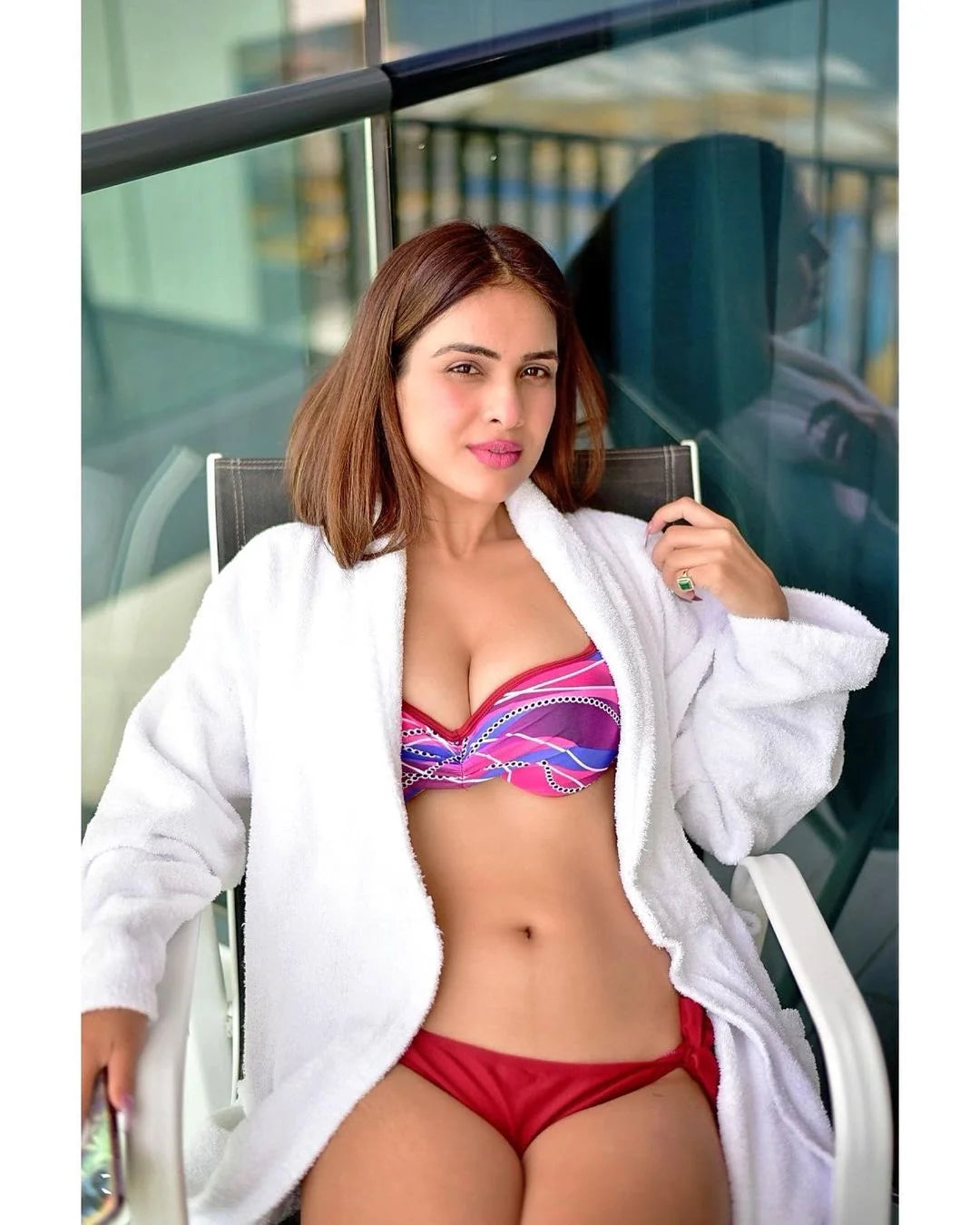 Chain Print Bikini Set