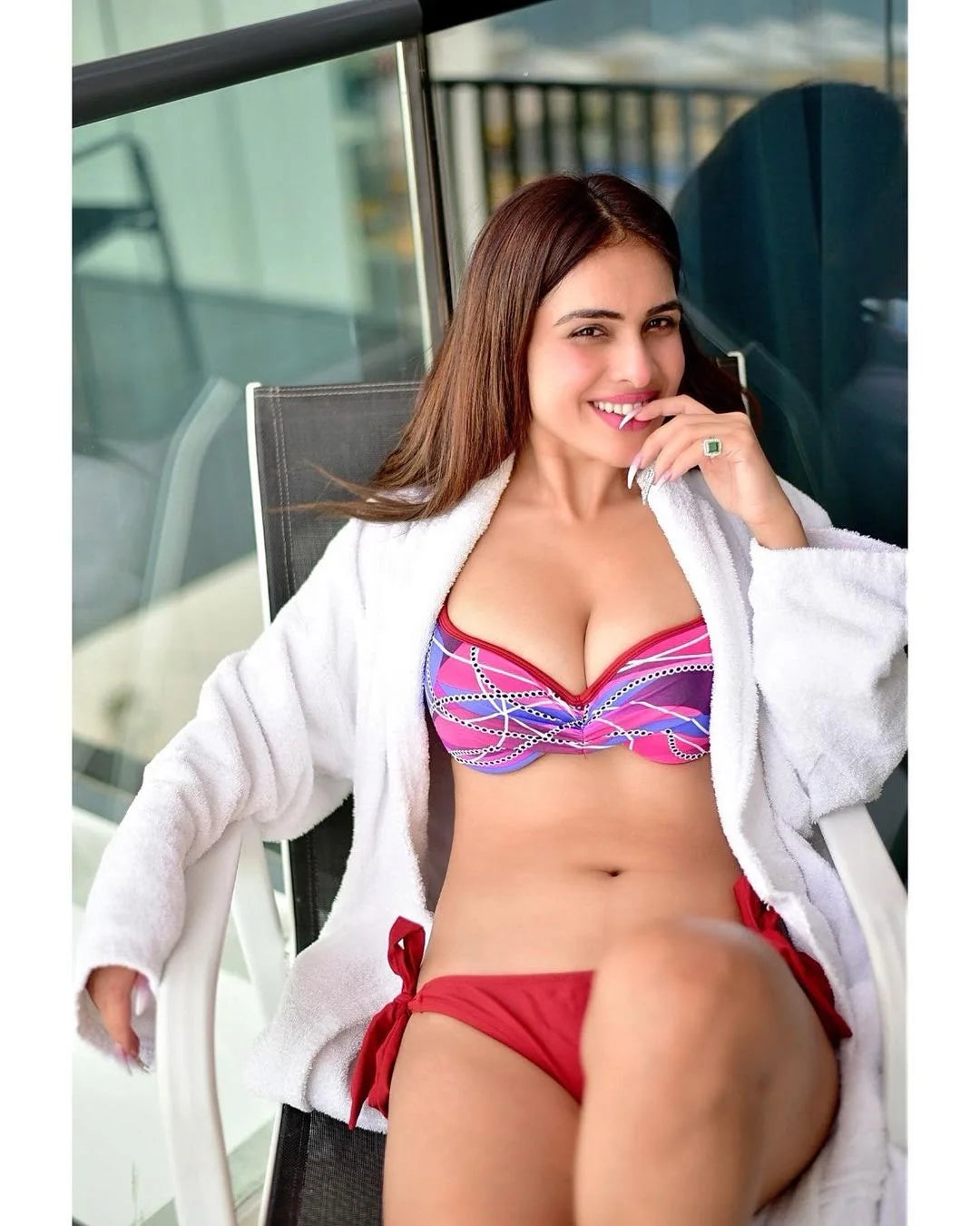 Chain Print Bikini Set