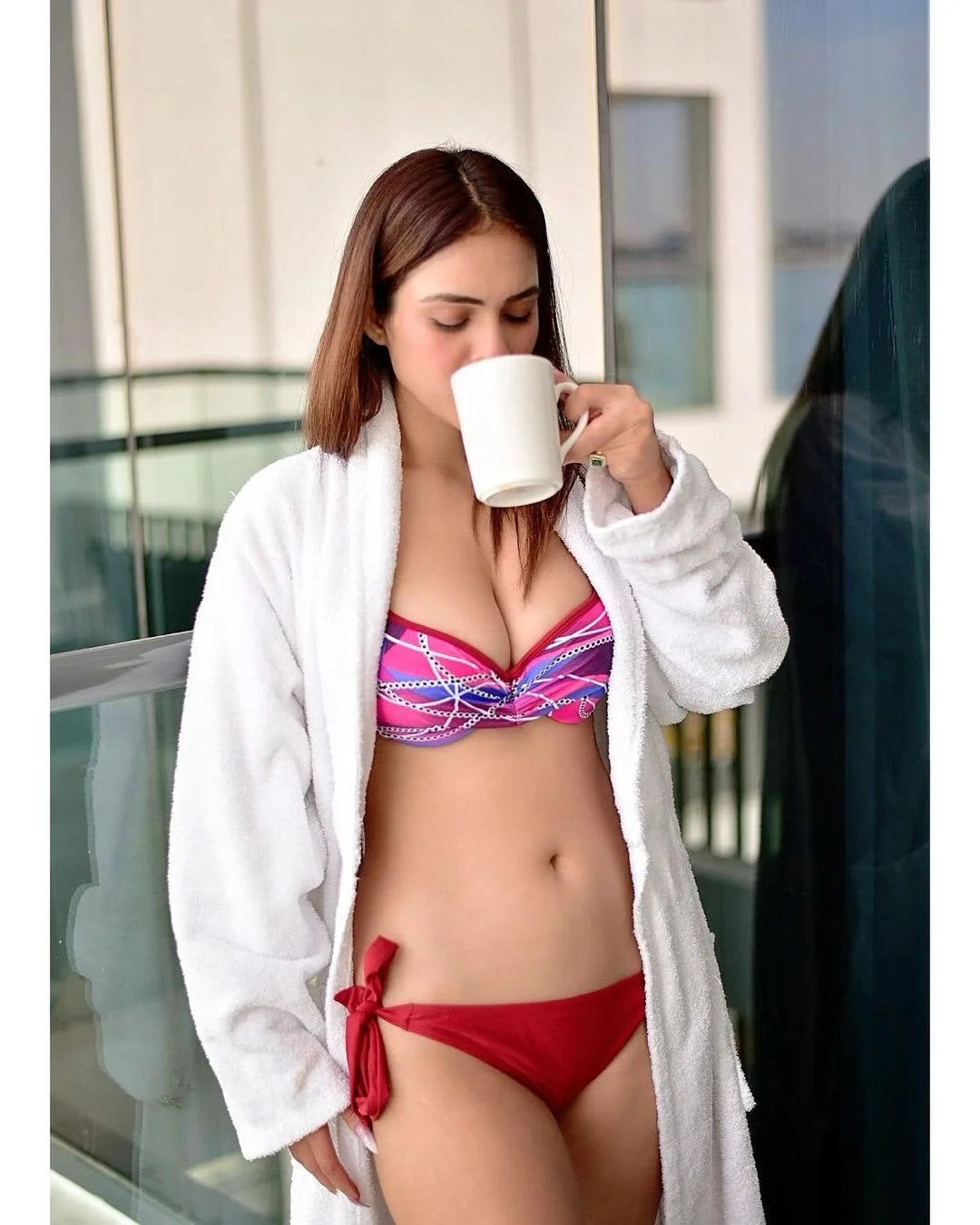 Chain Print Bikini Set