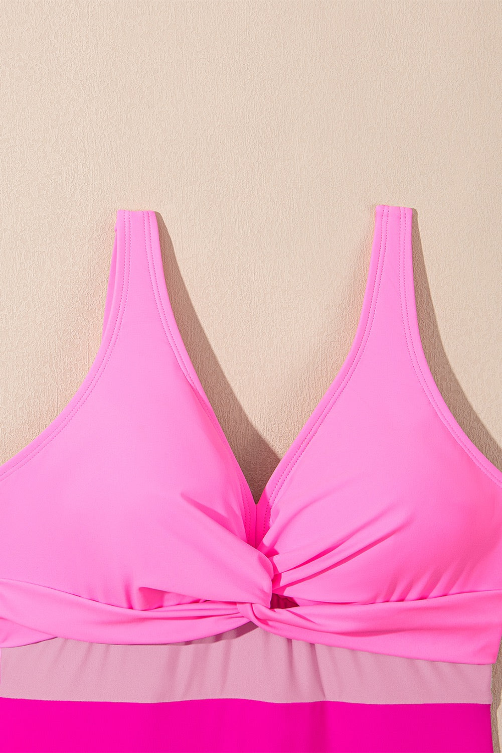 Twisted Colour Block Monokini