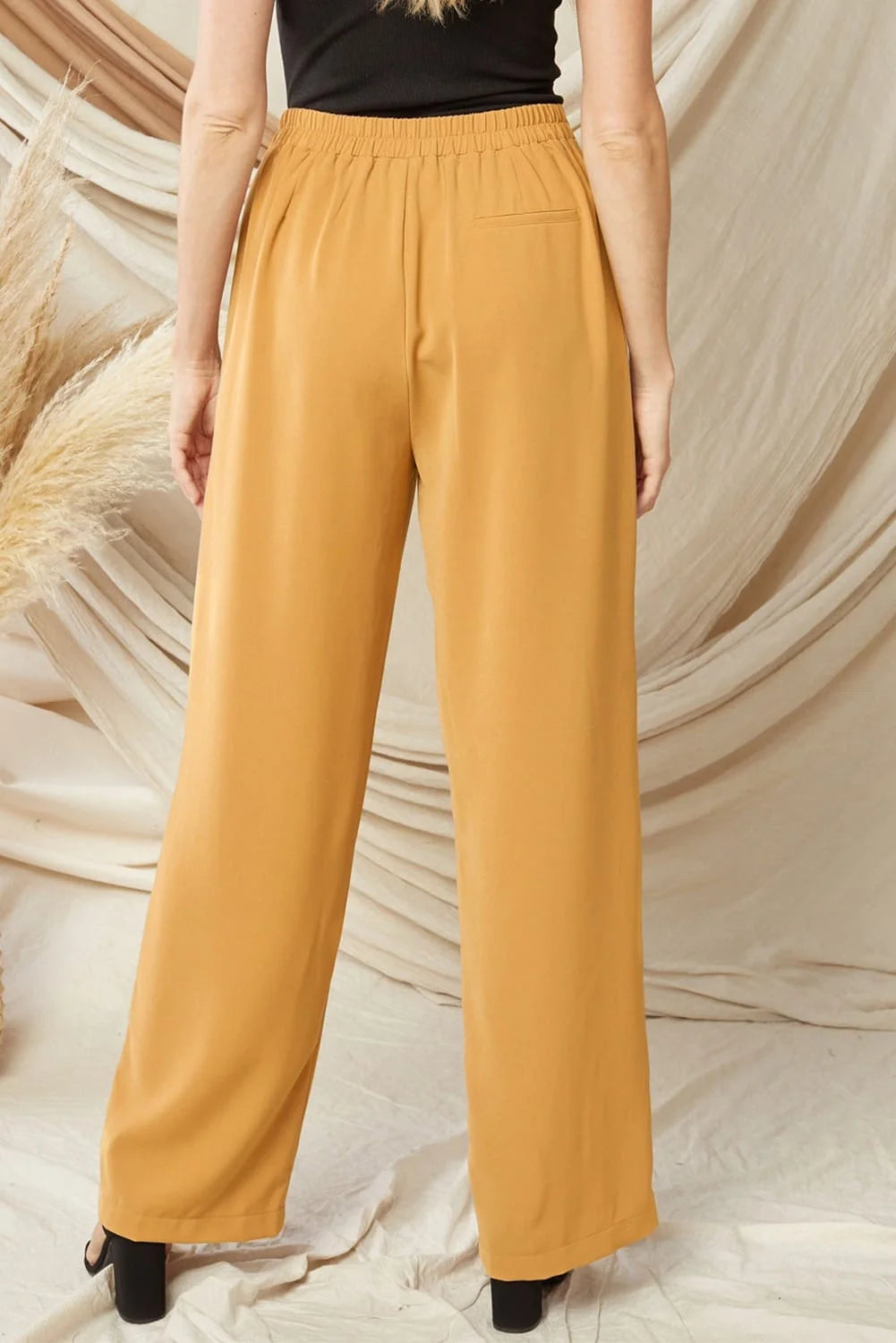 High Waist Wide Leg Pants