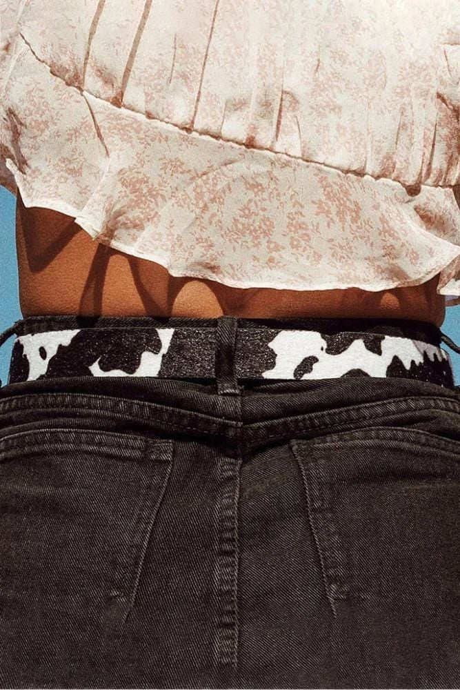 Cow Punk Buckle Belt