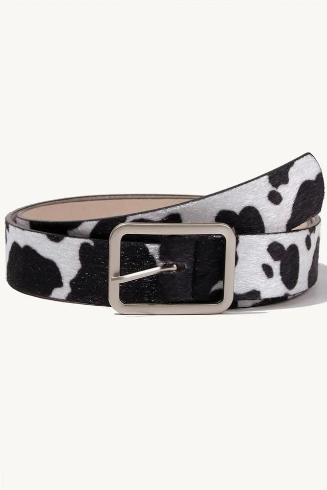 Cow Punk Buckle Belt
