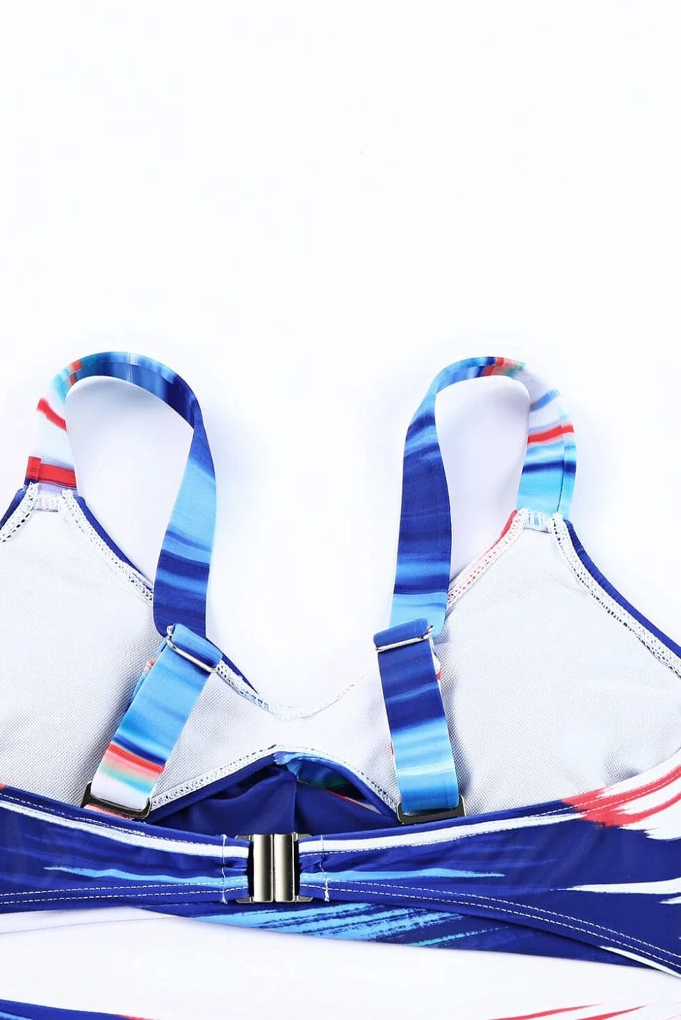 Abstract Print Twist high Waist Bikini