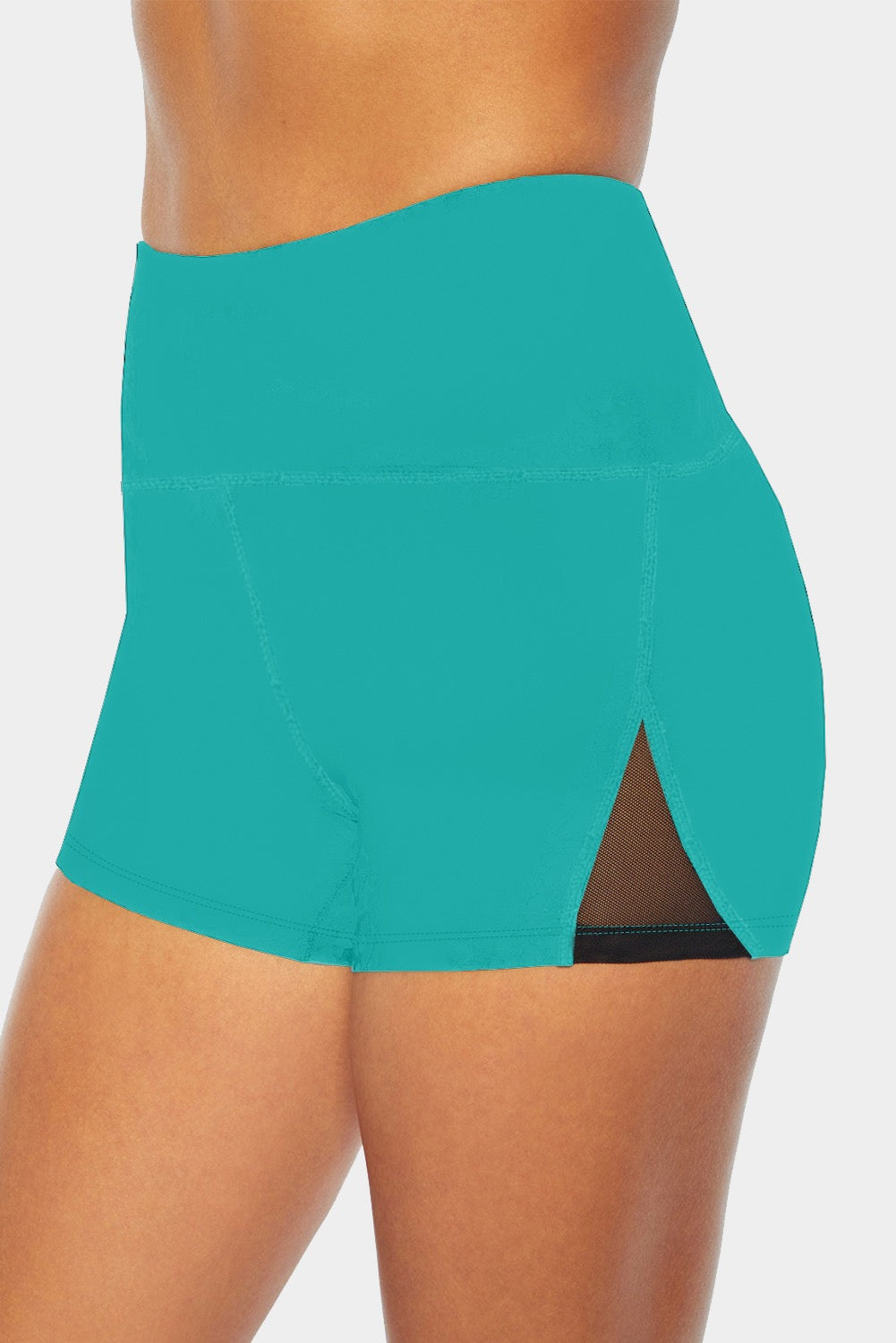 Mesh Patchwork Swim Shorts