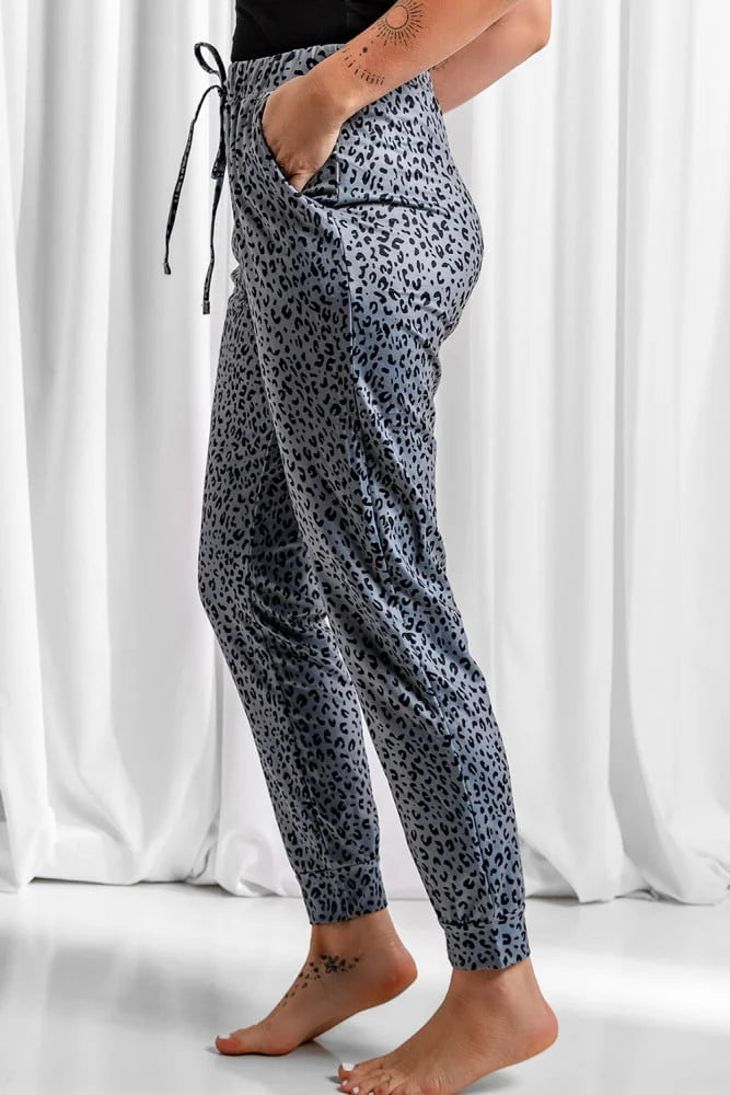 Breezy Leopard Jogger's