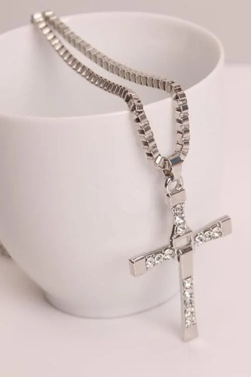 Rhinestone Cross Pendant