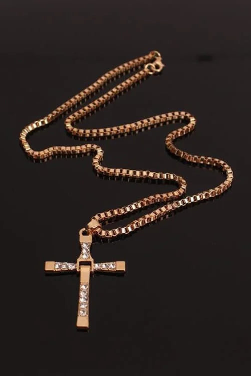 Rhinestone Cross Pendant