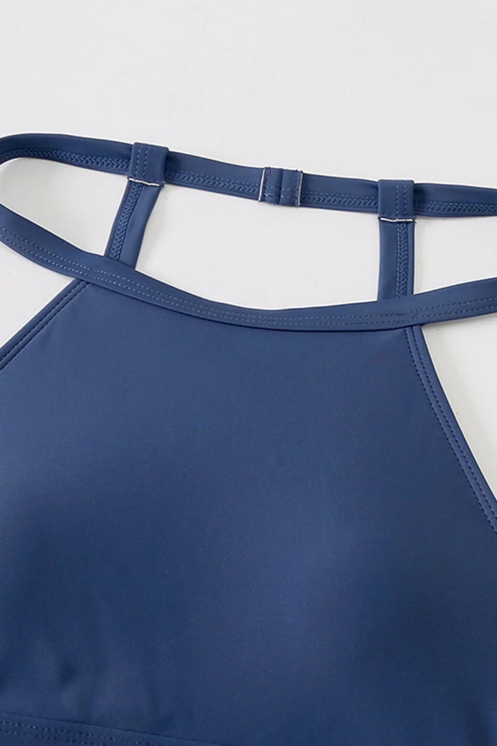 High Waist Leaf Print Bikini Set