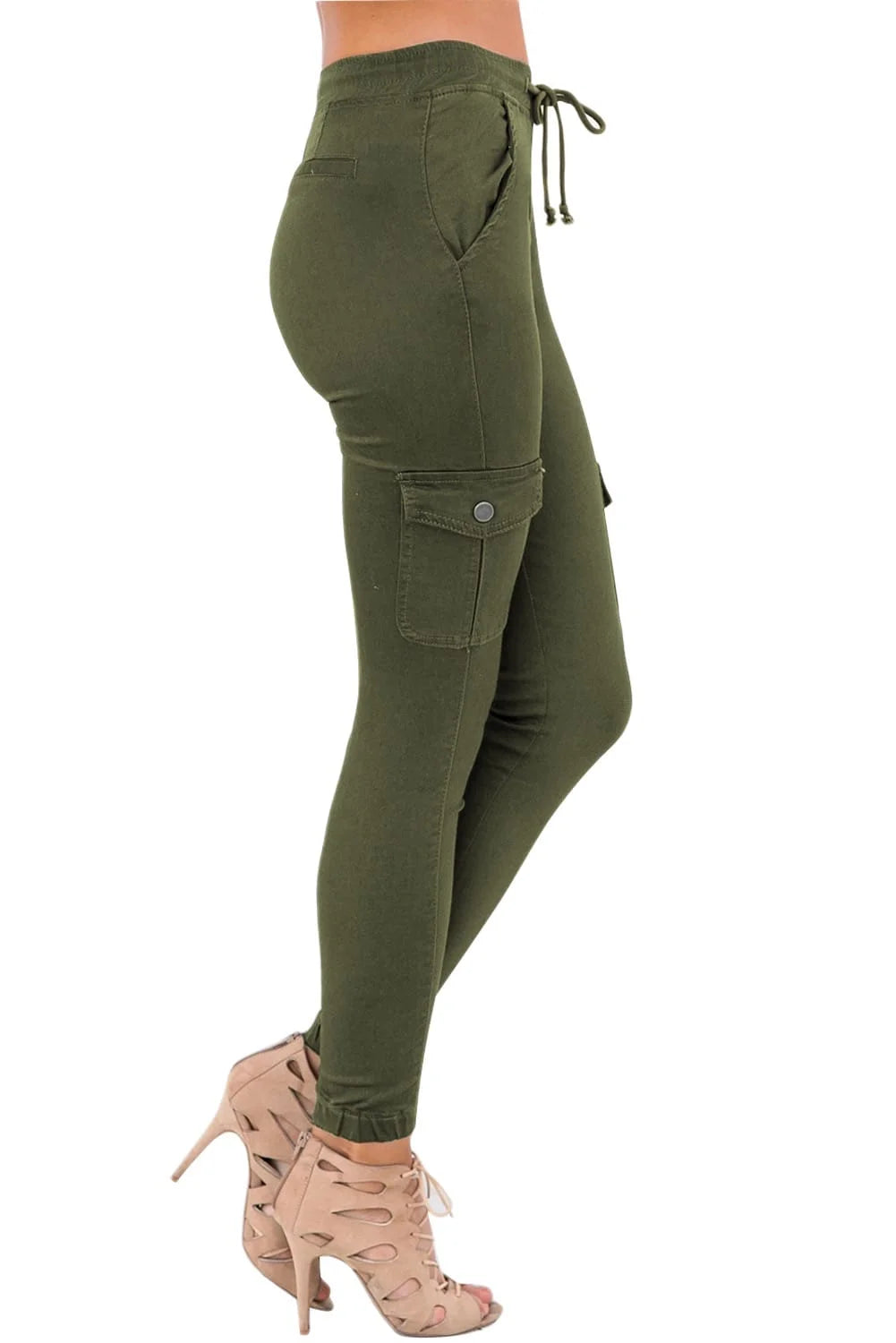 Pocketed Ankle Denim Jeans