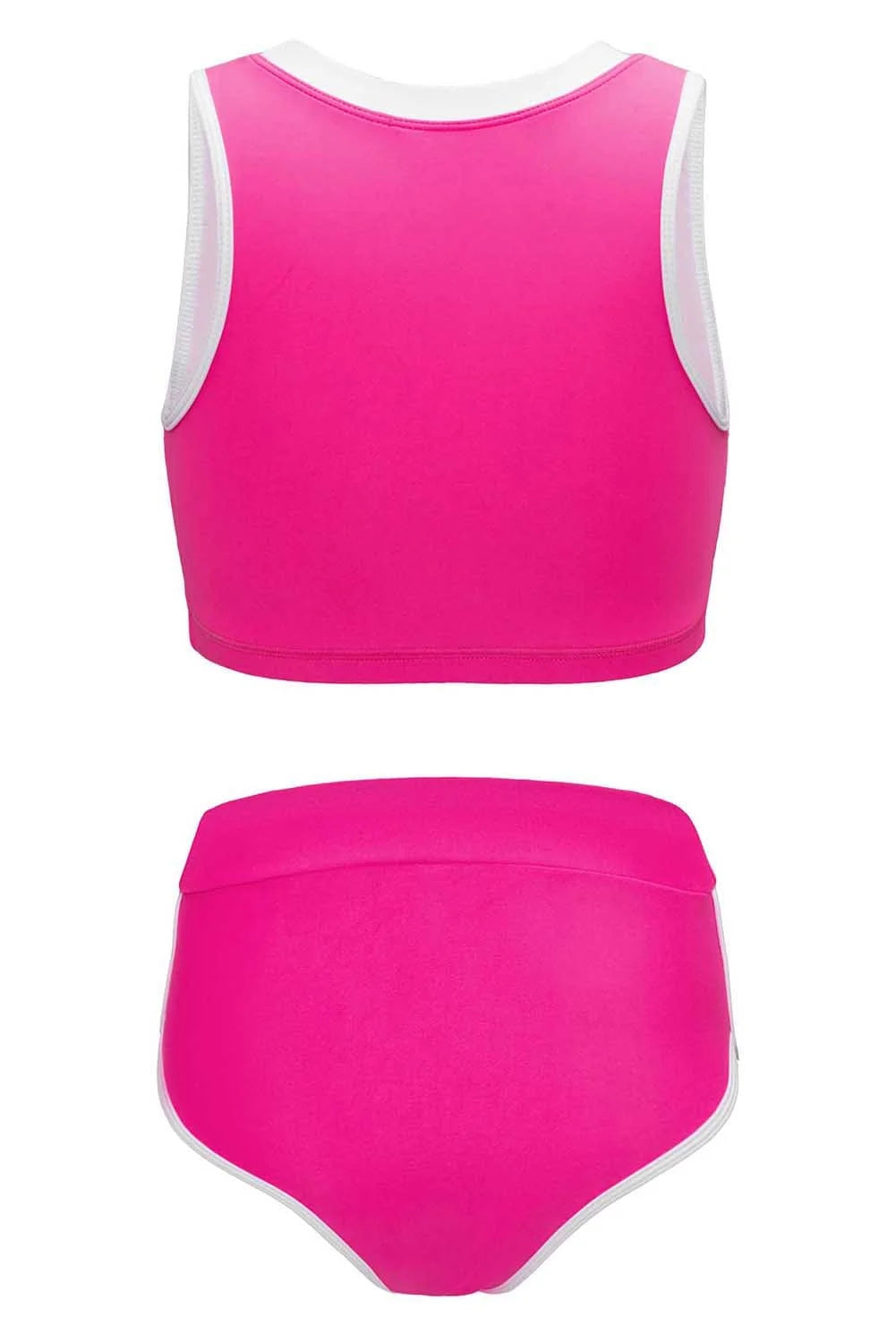 Pink Active High Waist Bikini