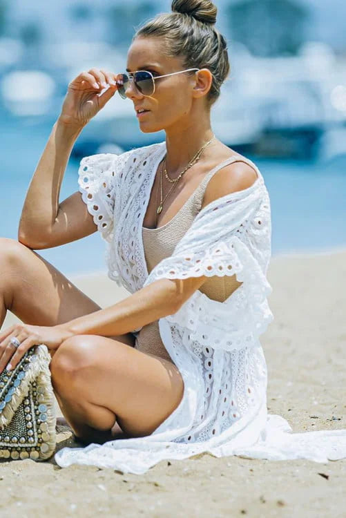 Sheer Cover-Up Duster Kaftan