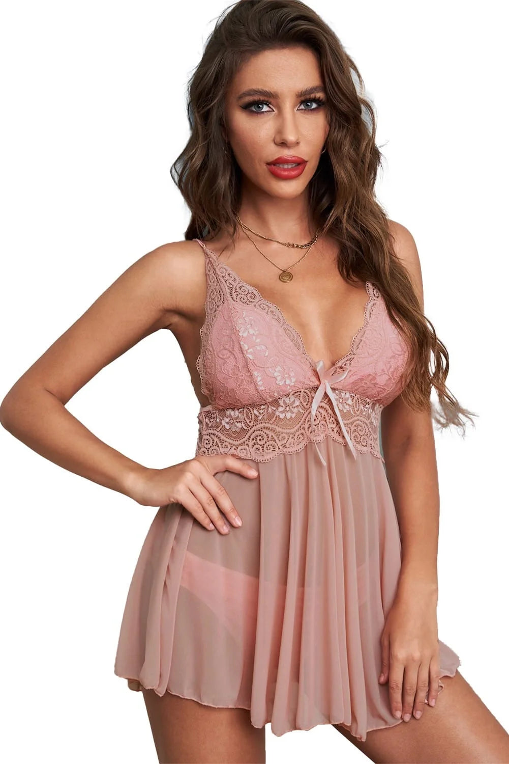 Lace Tulle Babydoll