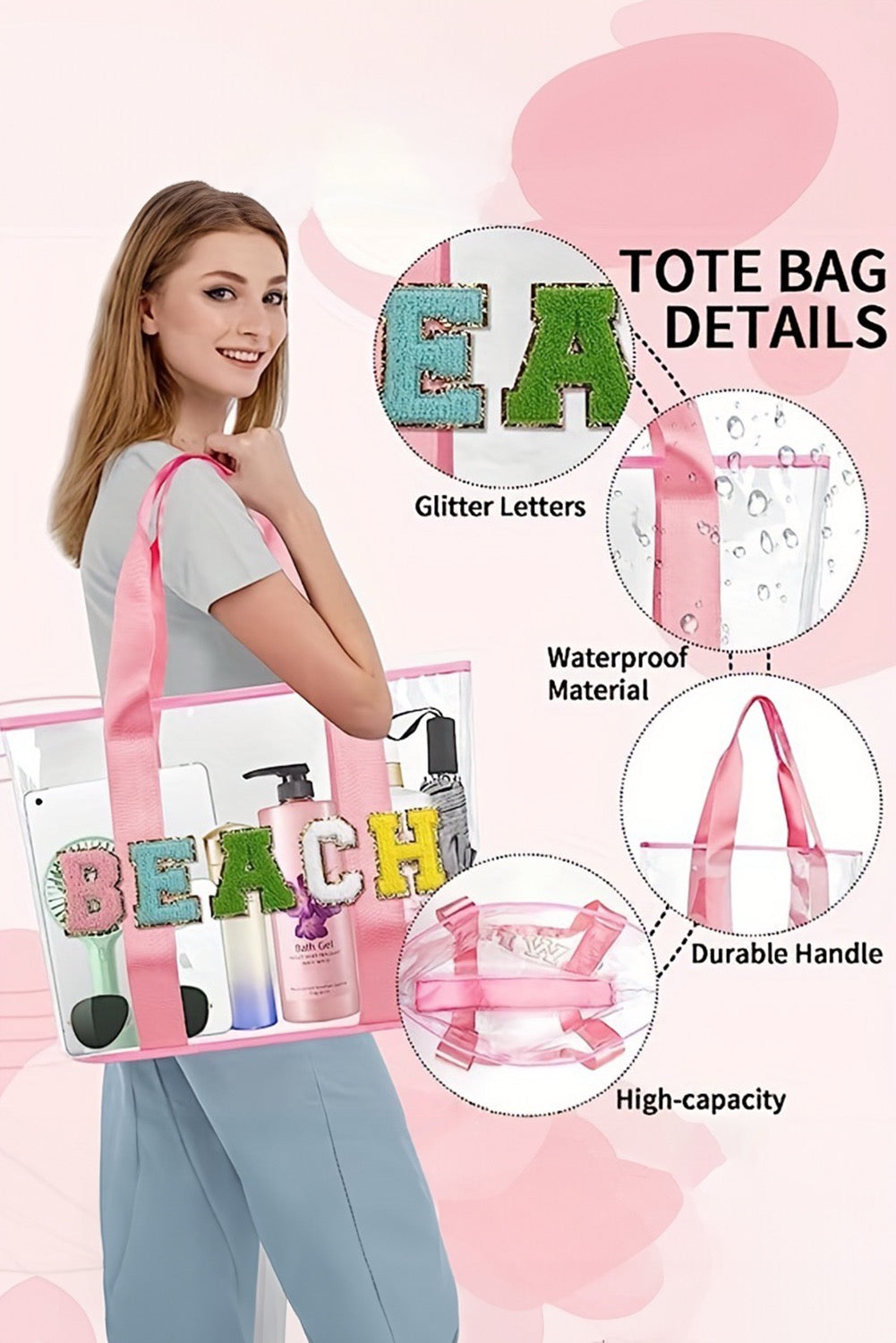 Candy Beach Tote Bag
