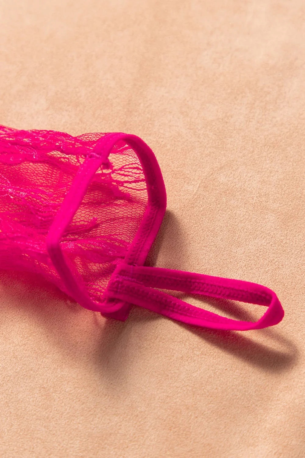 Exquisite Babydoll with Thong &amp; Gloves