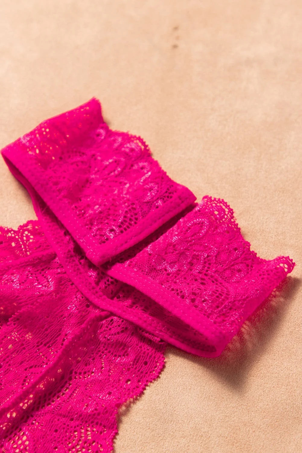 Exquisite Babydoll with Thong &amp; Gloves