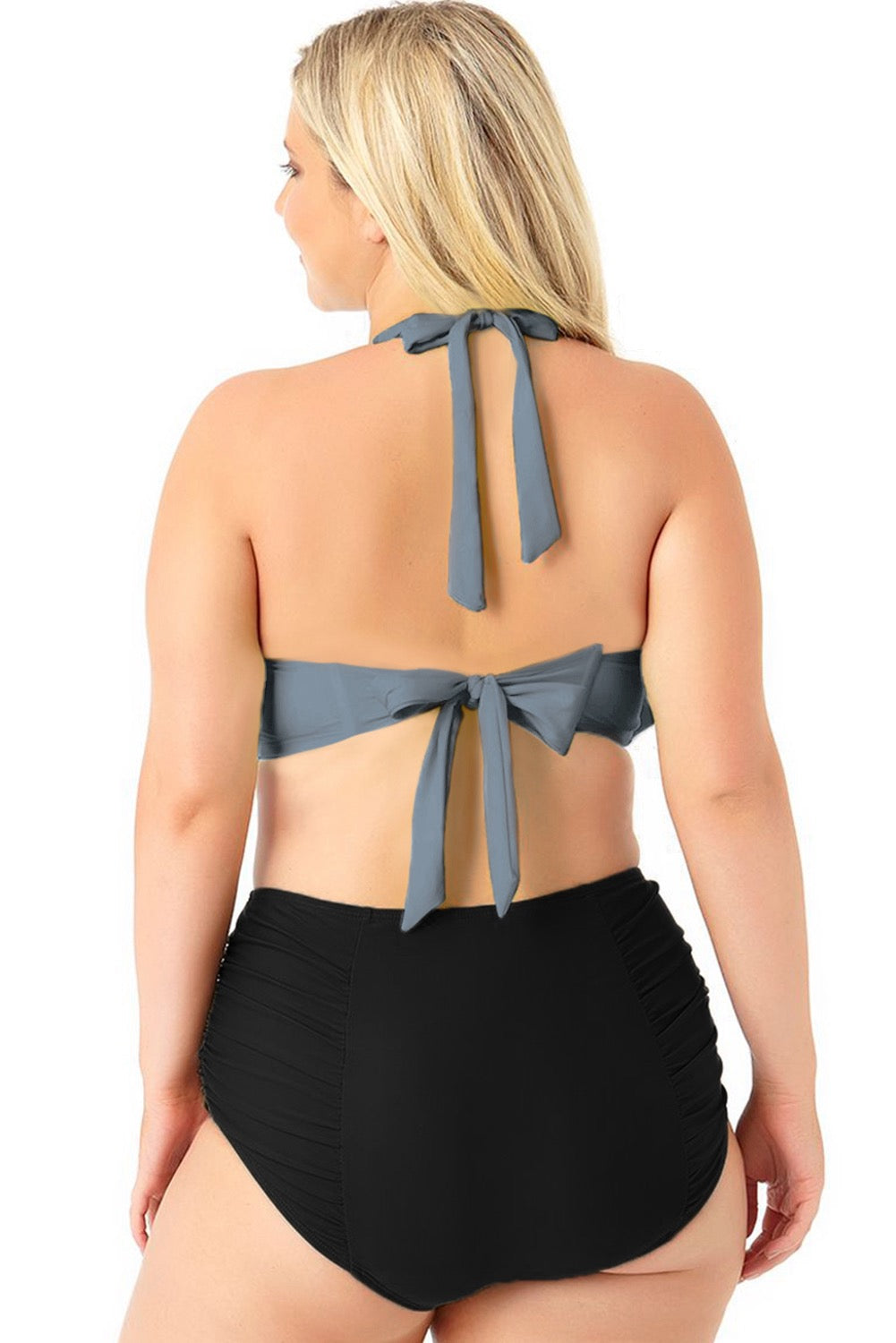 Laser Cut Flounce Swimwear