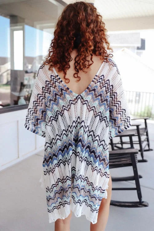 New Wave Knitted Oversized Beach Cover Up