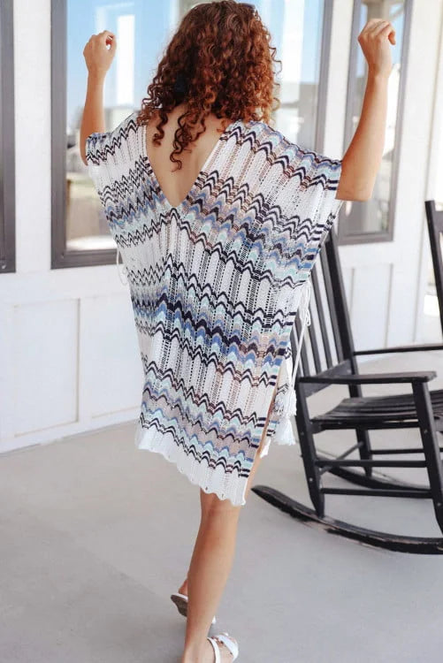 New Wave Knitted Oversized Beach Cover Up