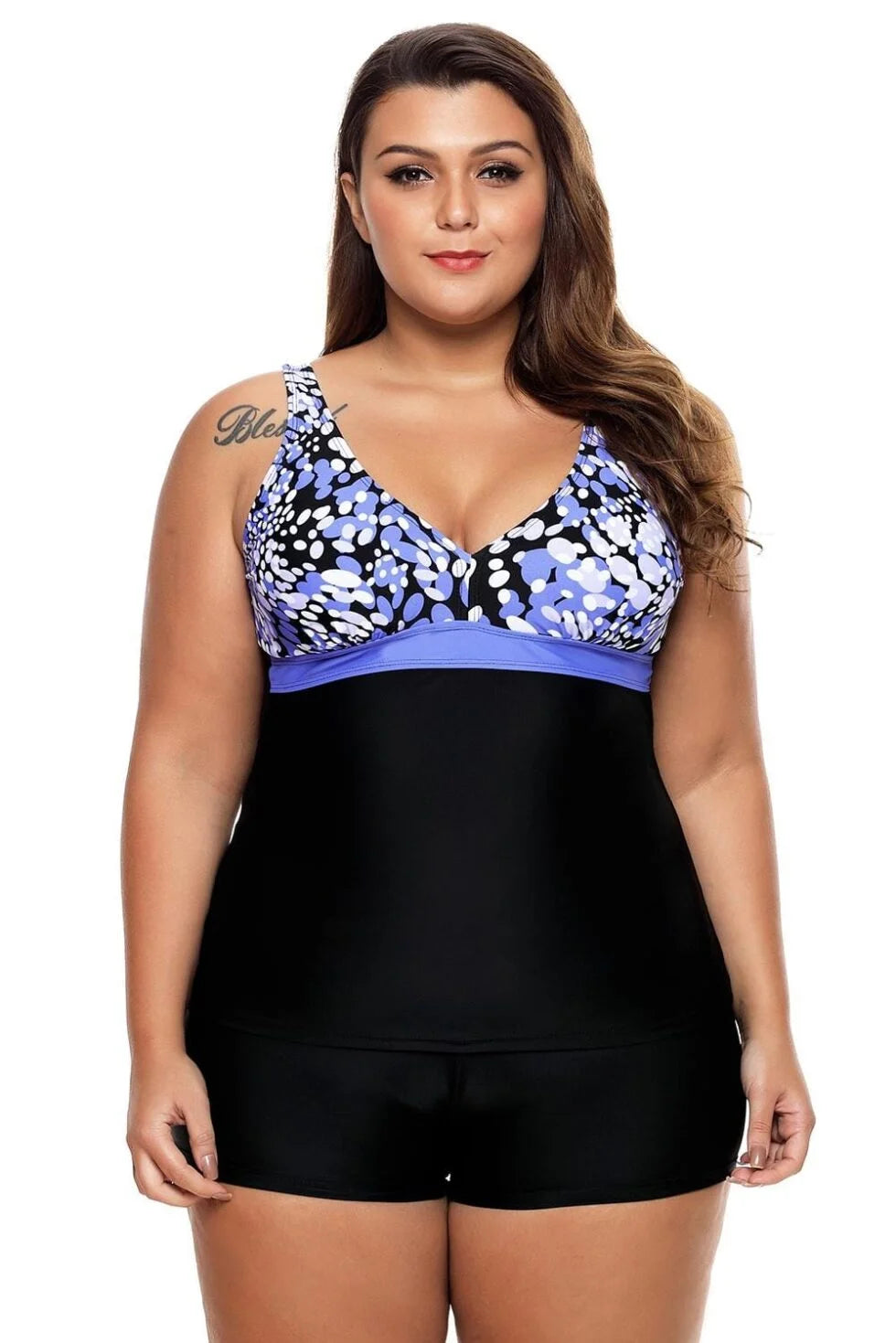Spotted Tankini Set