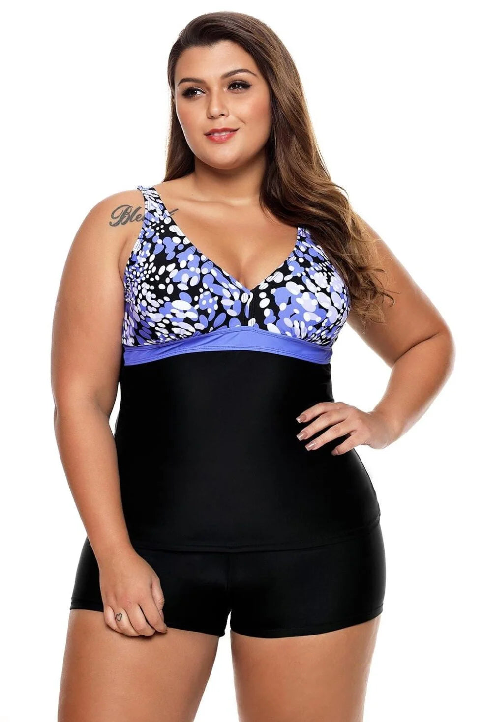 Spotted Tankini Set