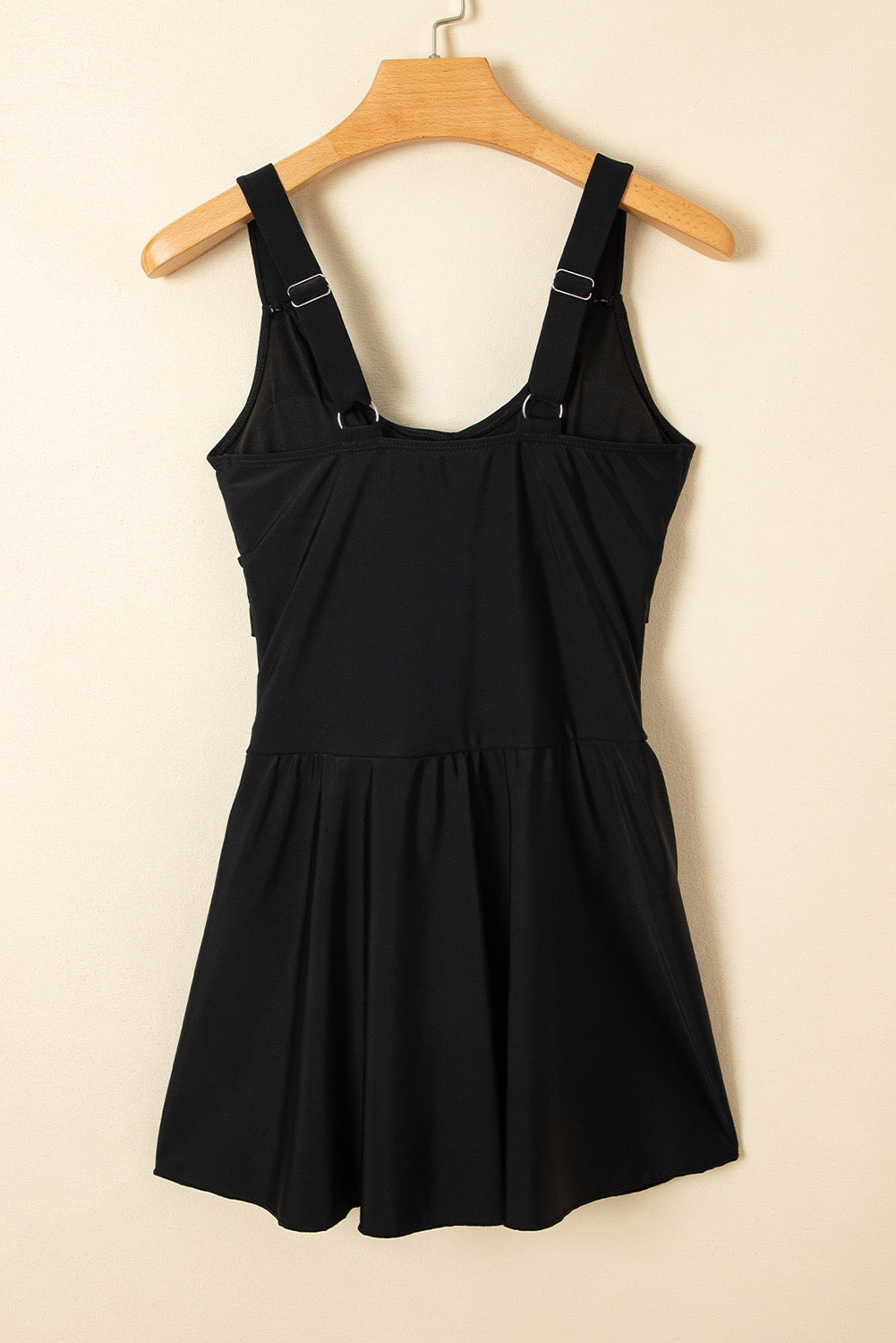 Cutout Knot Slit One Piece Swim Dress