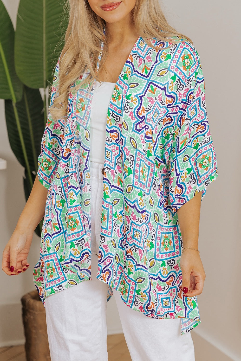 Mediterranean Breeze Kimono