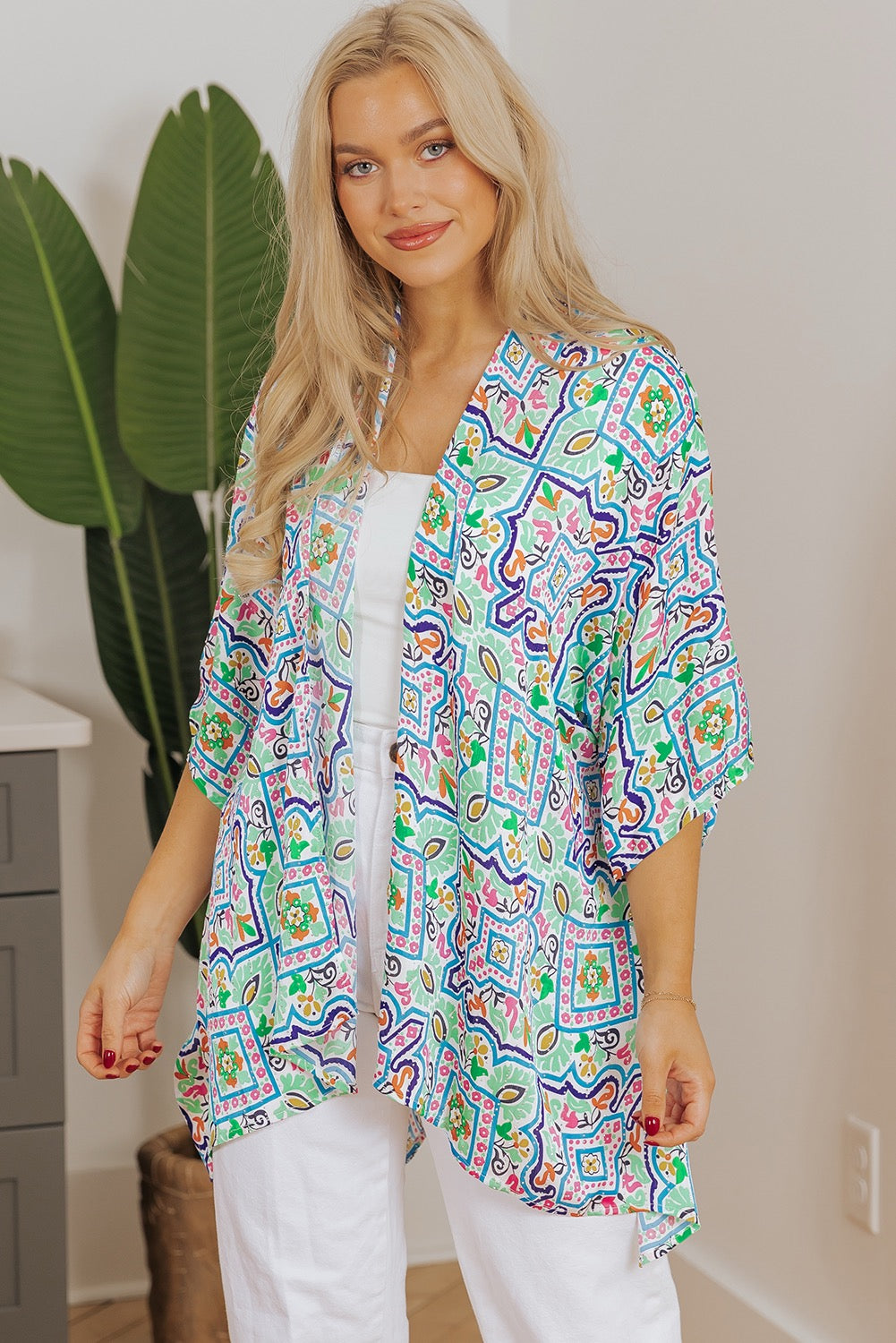 Mediterranean Breeze Kimono