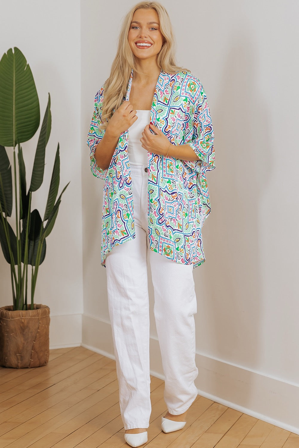 Mediterranean Breeze Kimono
