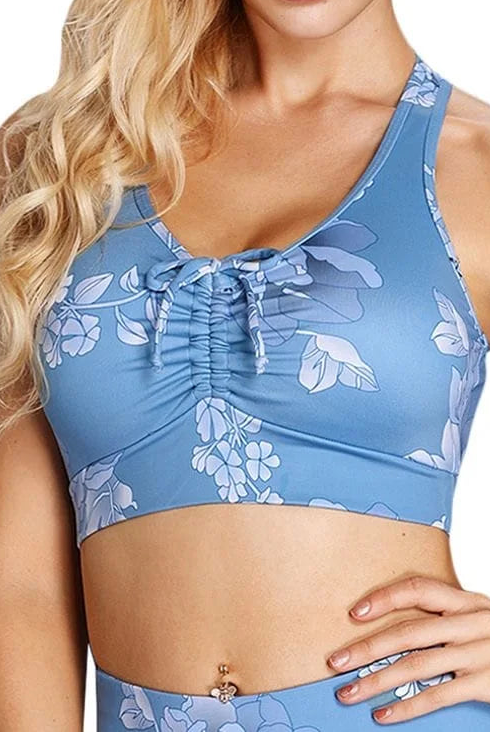 Floral Pushup Sports Bra