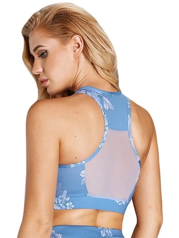 Floral Pushup Sports Bra