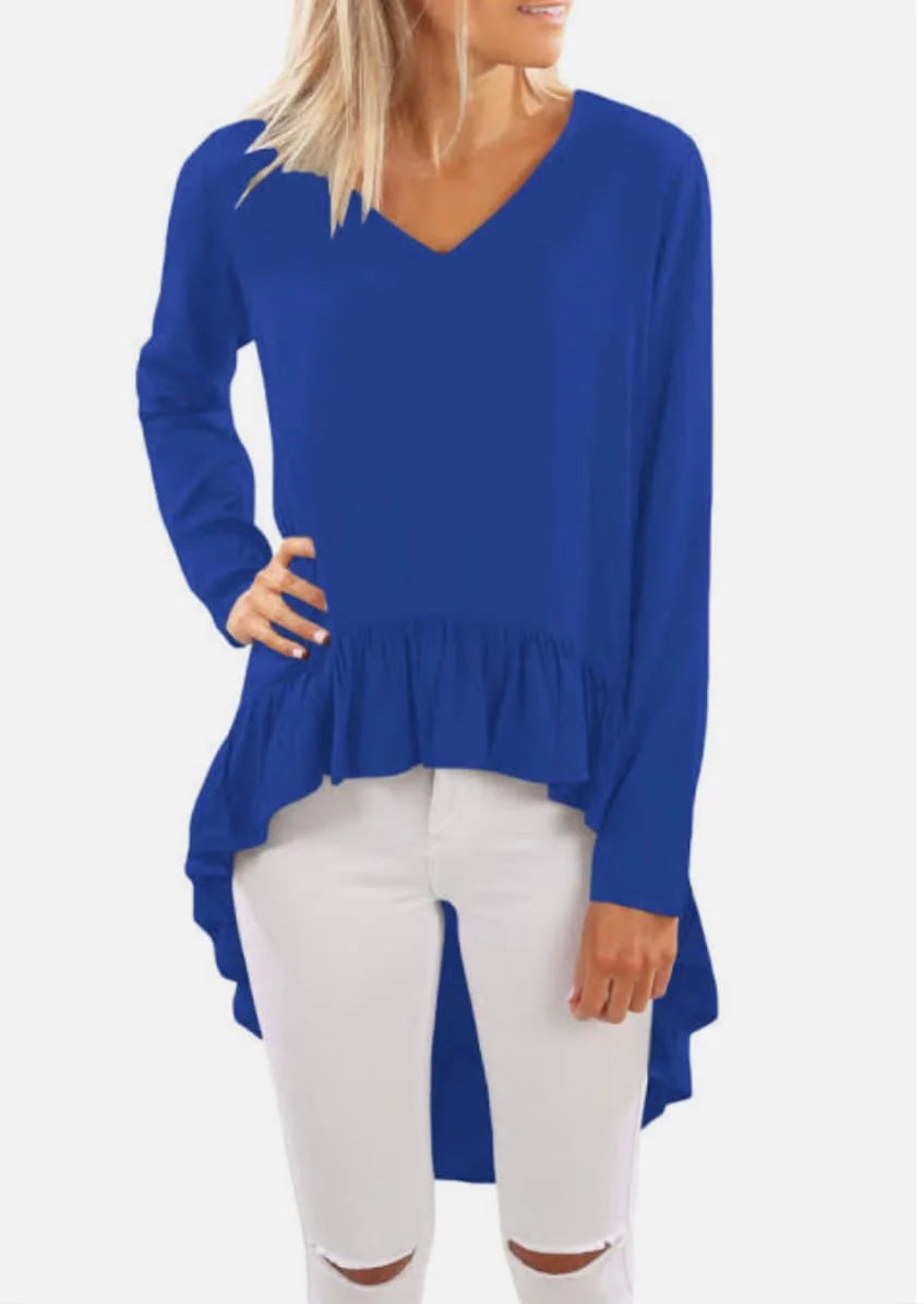 Longer Frilled Top