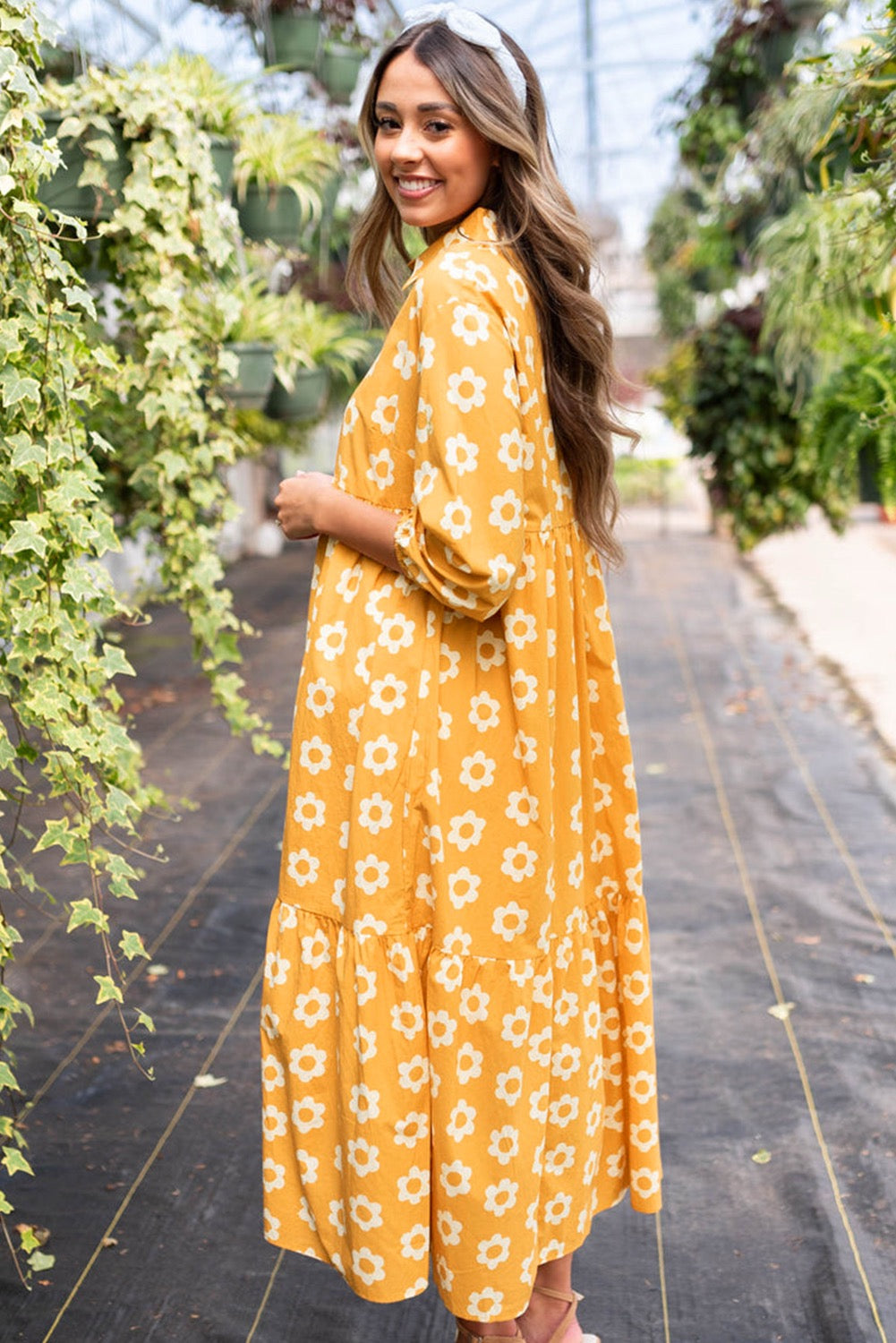 Honey Bloom Tiered Dress
