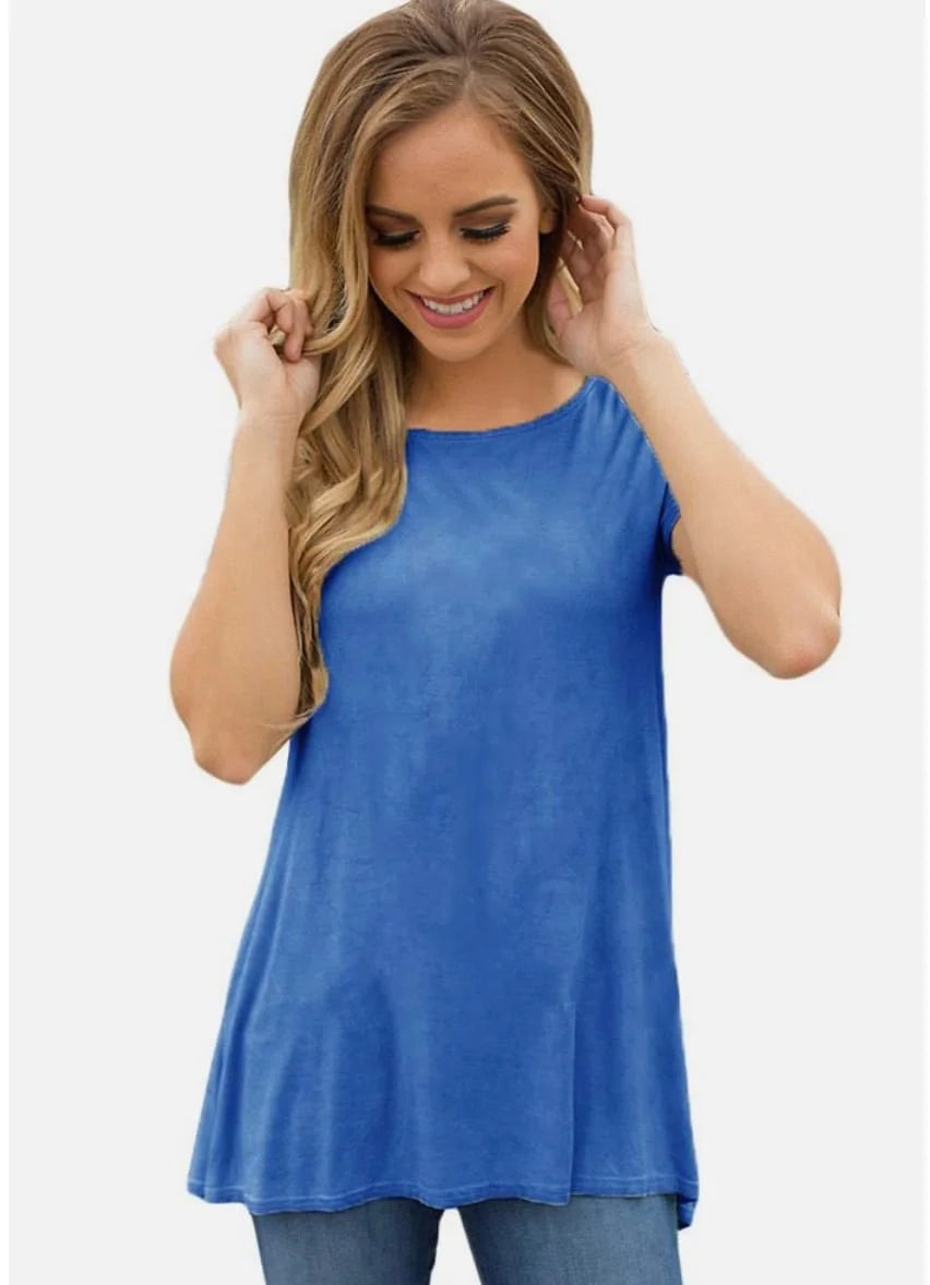 Twist Cutout Back T Shirt