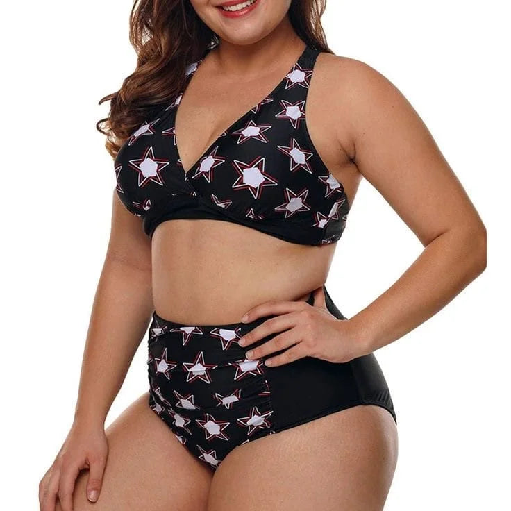 Starry High Waist Bikini