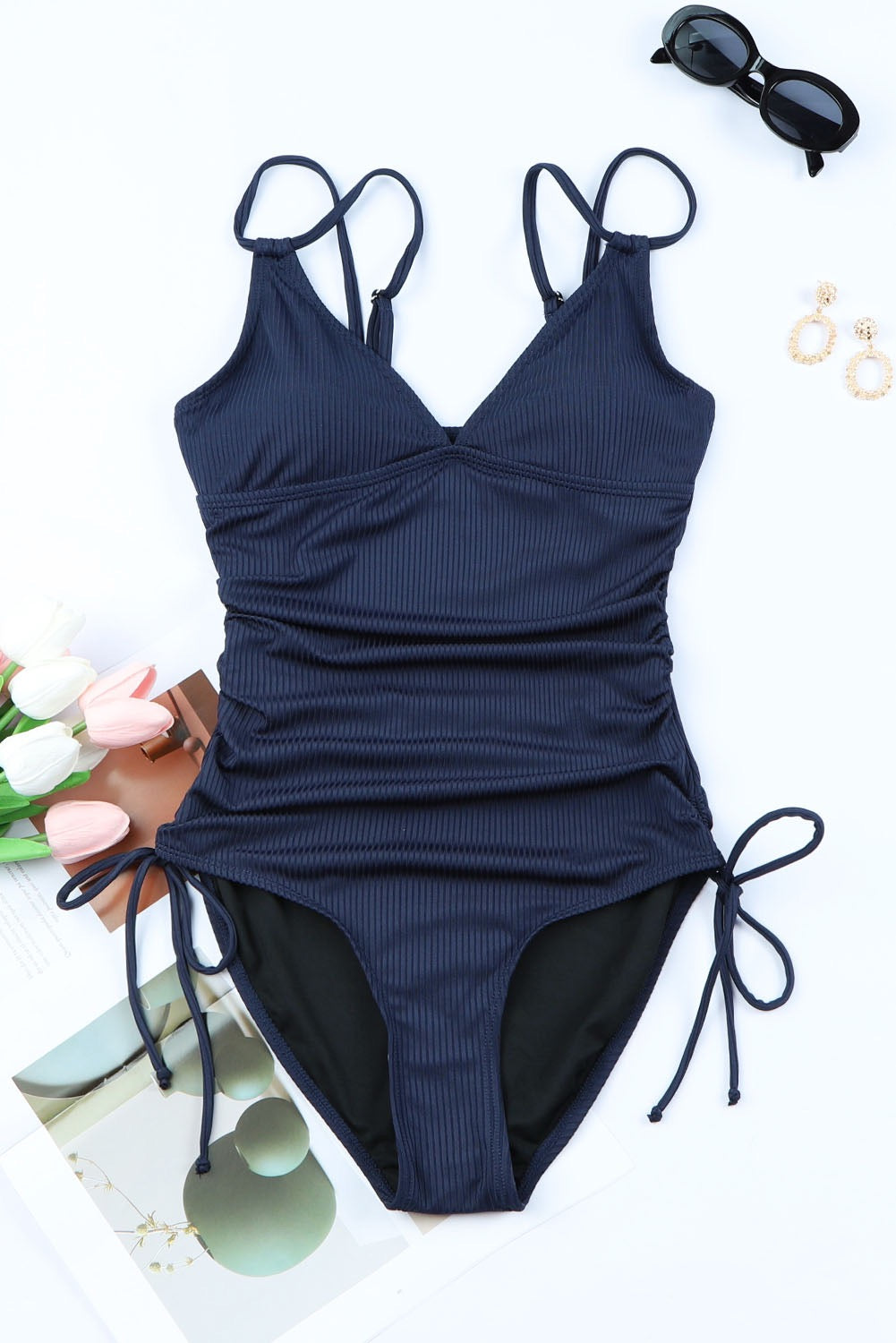 Fiesta Ribbed One Piece Swimsuit