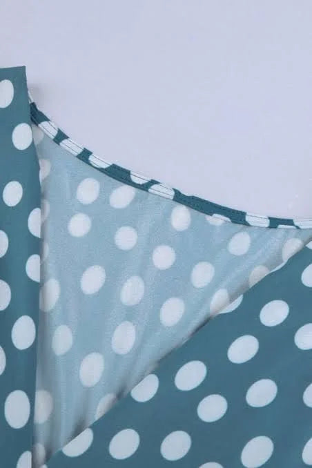Gradient Polka Dots Beach Dress