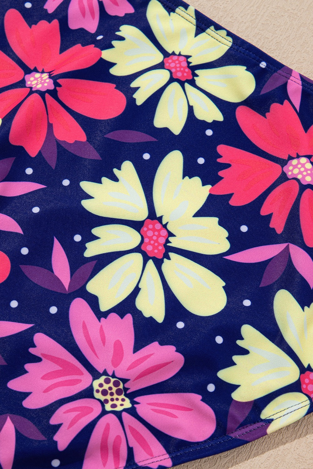 Ruffle Floral Tankini