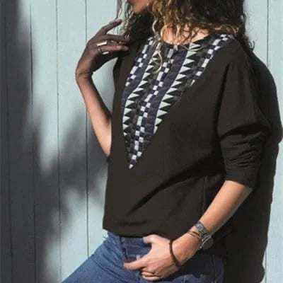 Colour Block Diamond Top