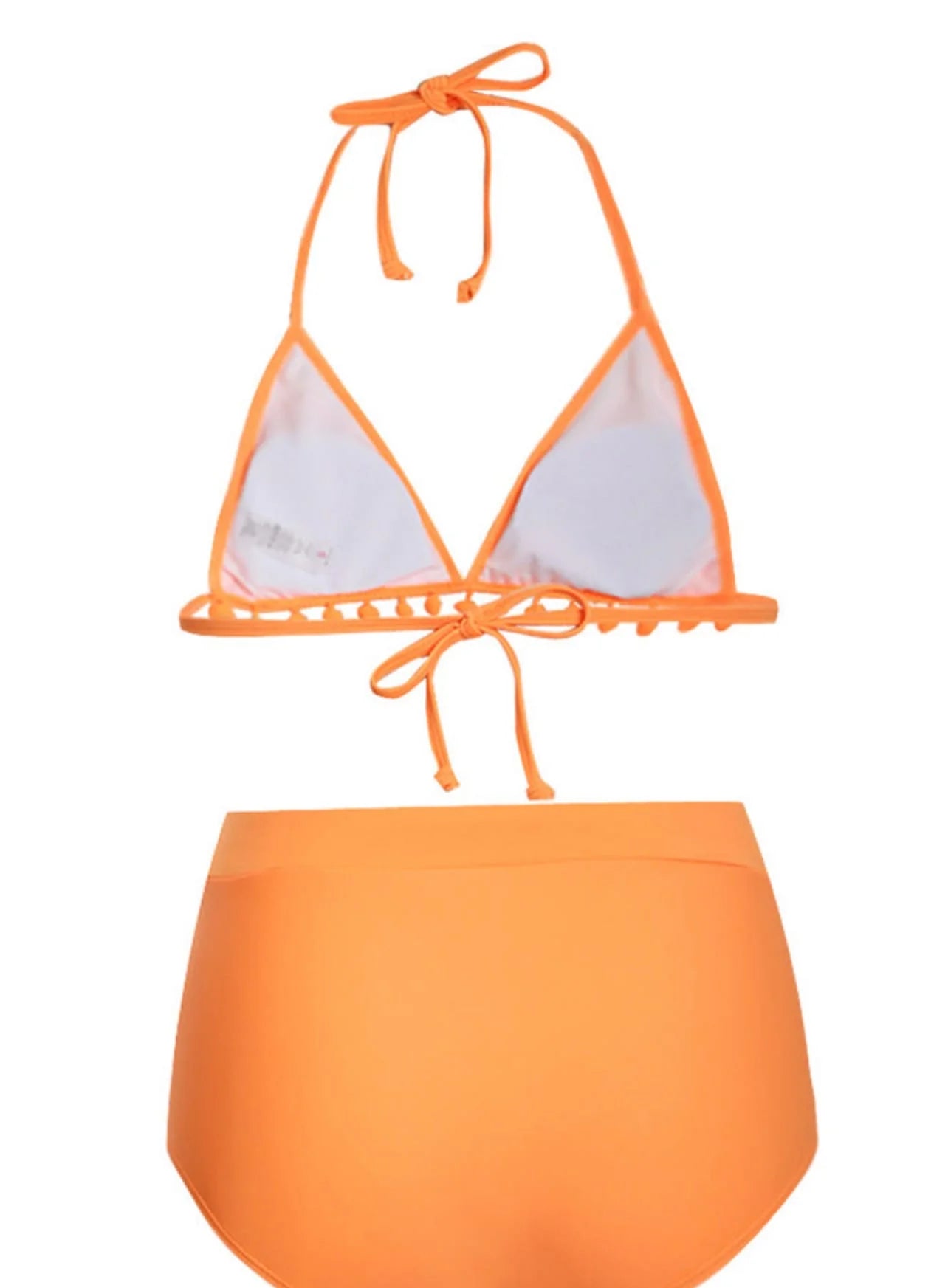 Pom Pom High Waist Bikini