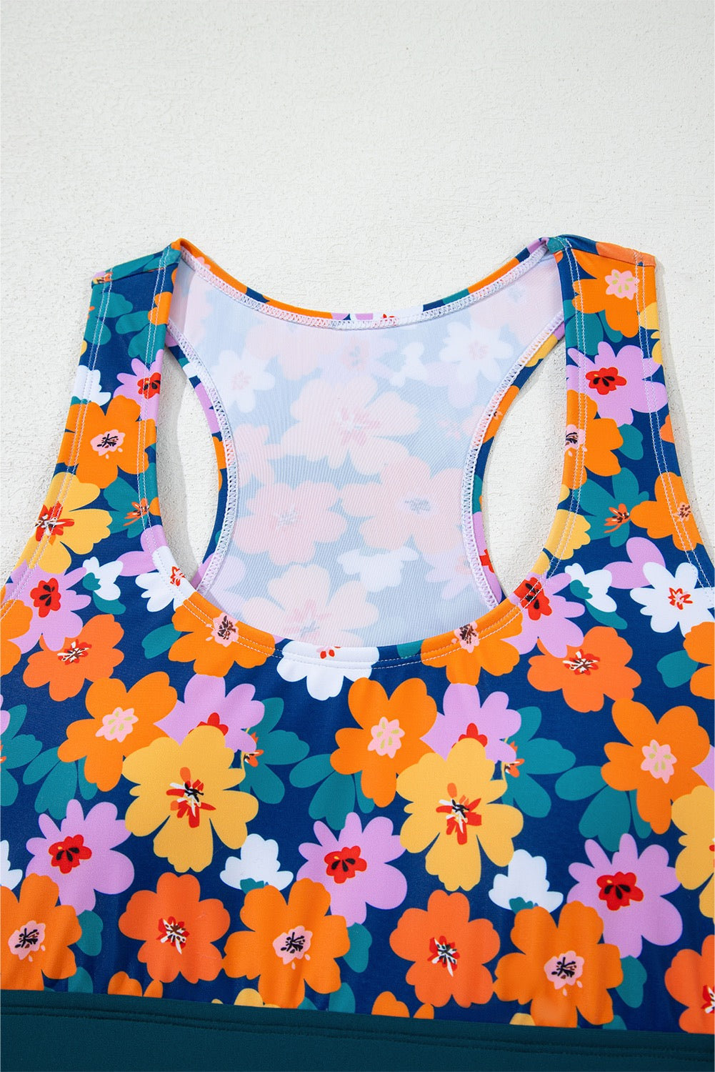 Sunset Bloom High-Waist Bikini Set