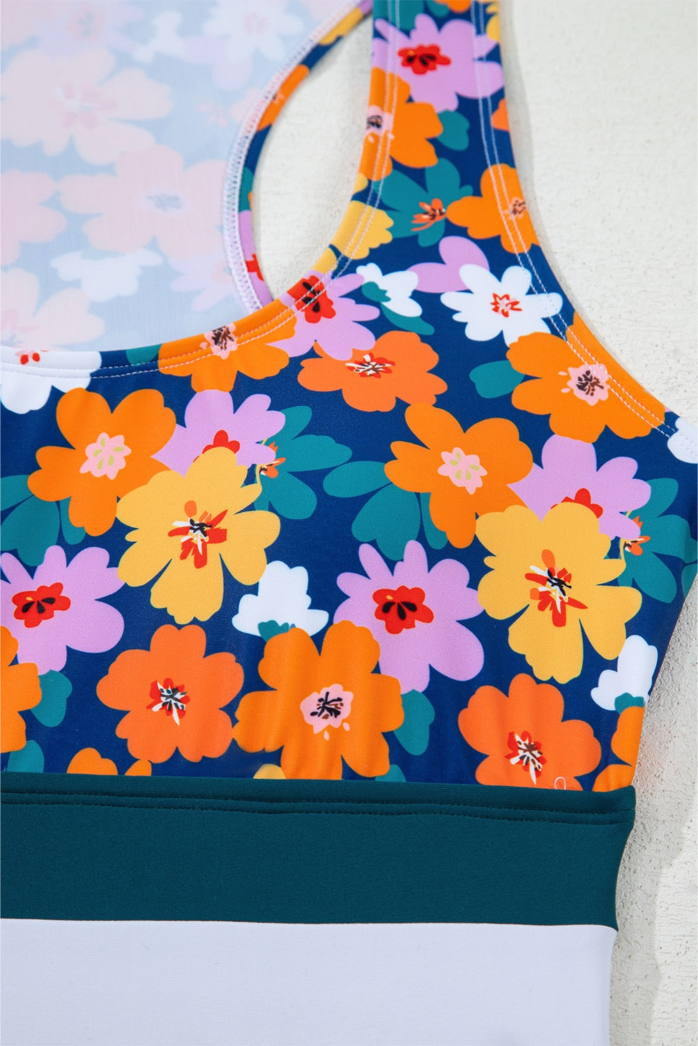 Sunset Bloom High-Waist Bikini Set