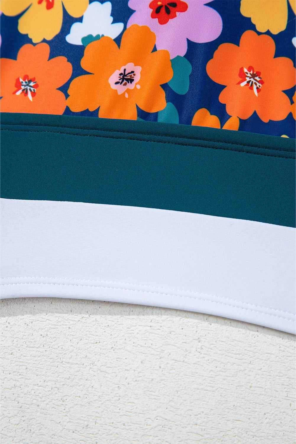 Sunset Bloom High-Waist Bikini Set