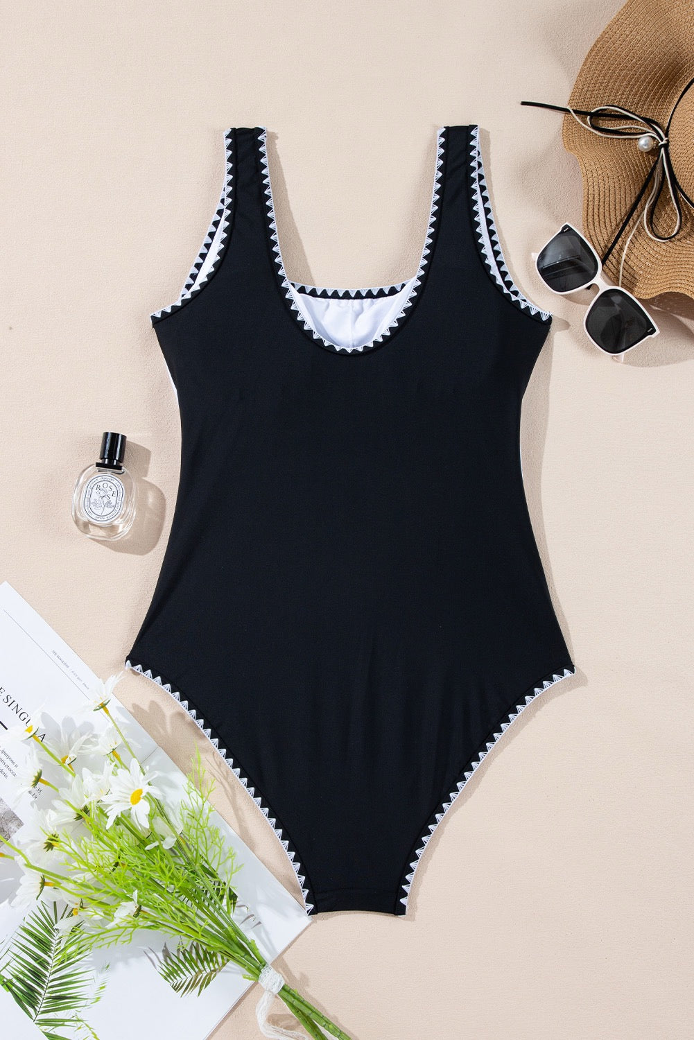 Slimline Contrast Swimsuit