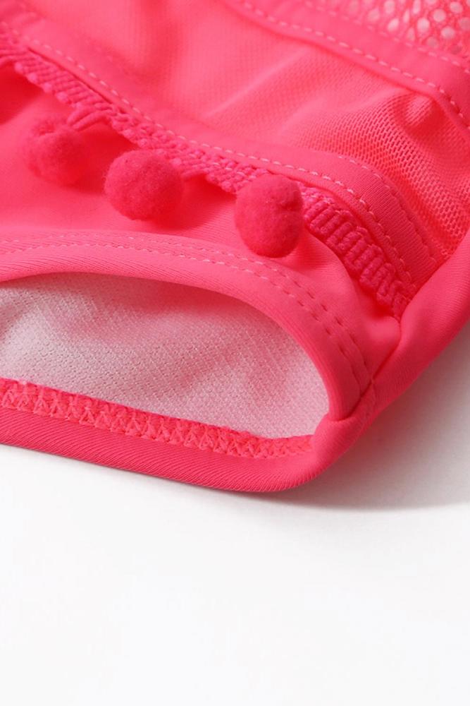 Pom Pom High Waist Bikini