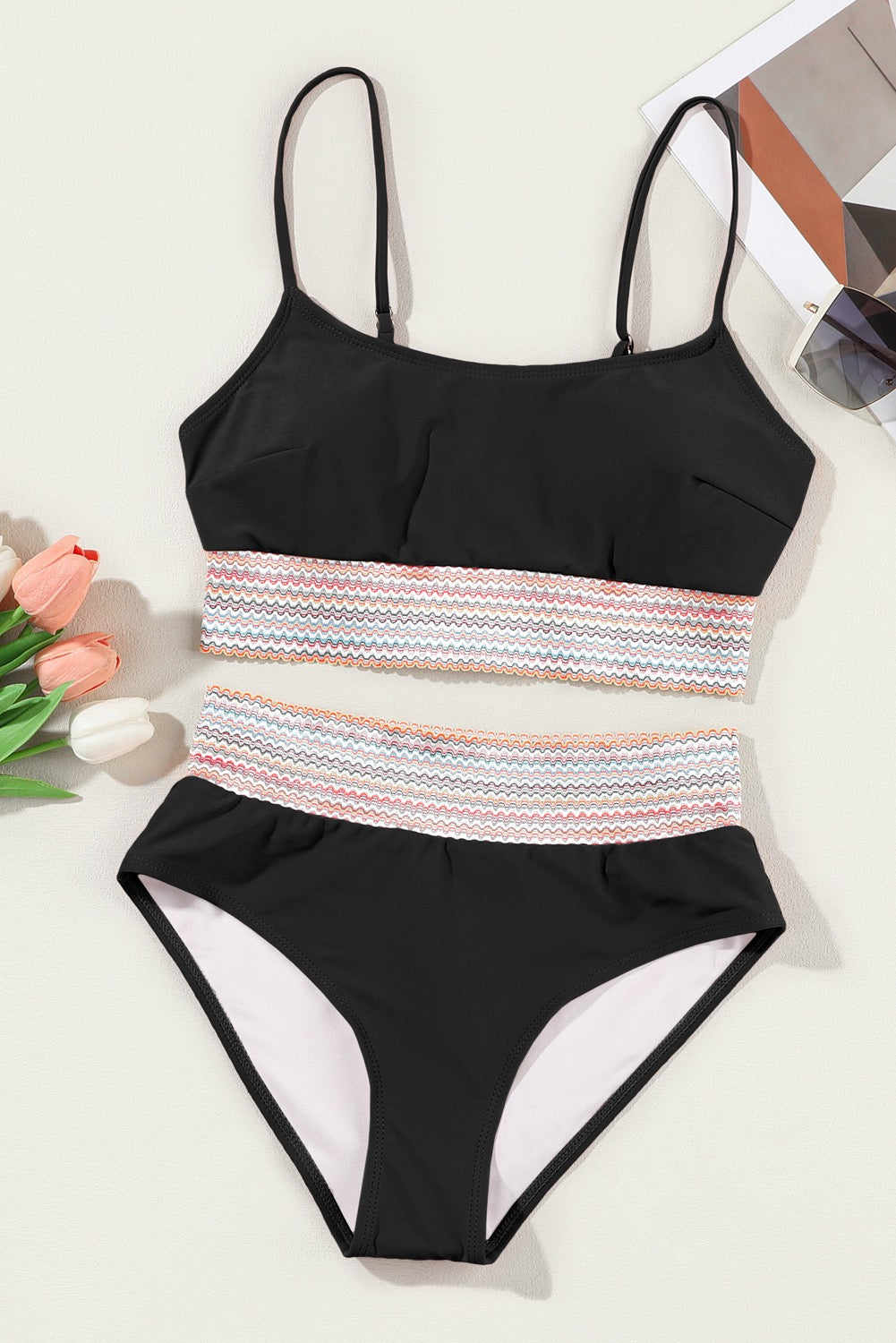 Slimline Contrast Swimsuit