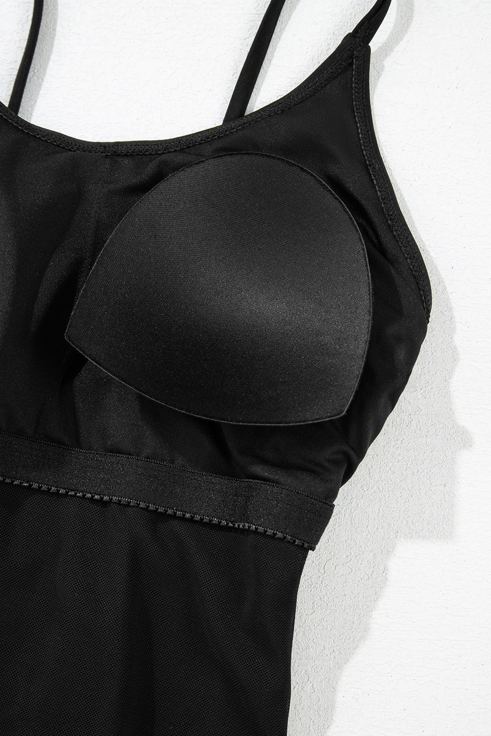 Classic Black Lace-Up Monokini