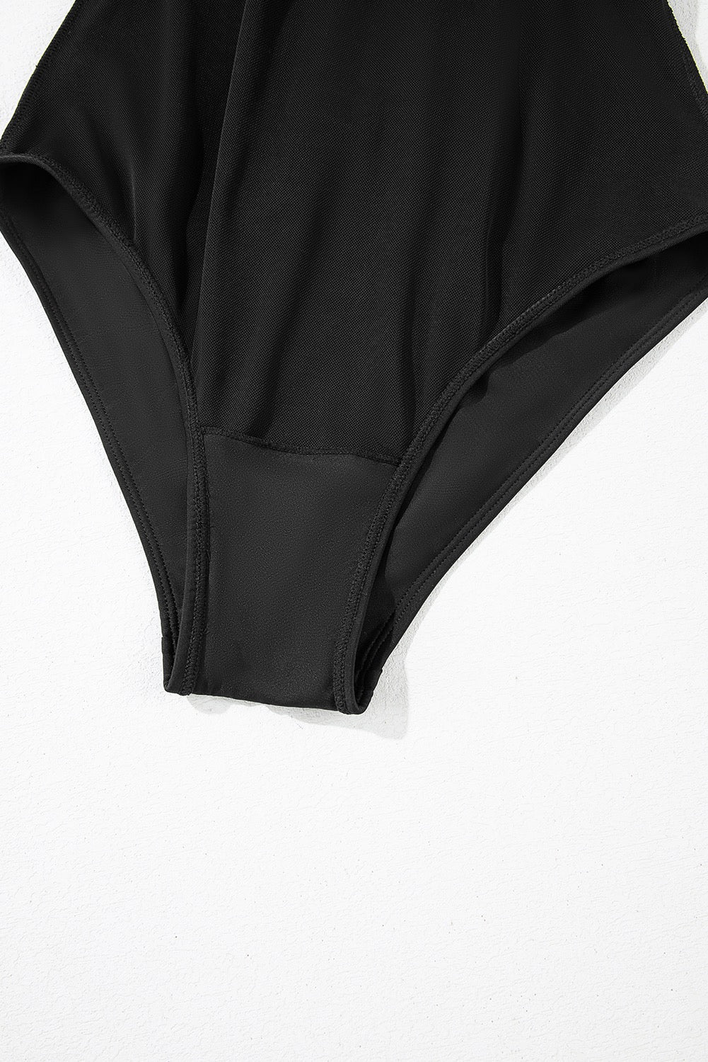 Classic Black Lace-Up Monokini